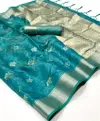 Katie Orgnaza By Rajtex Orgaza Fancy Saree